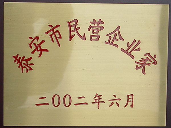 泰安市民營企業家